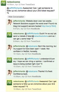 Network Solutions Twitter thread